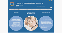 Desktop Screenshot of imigrante.pt